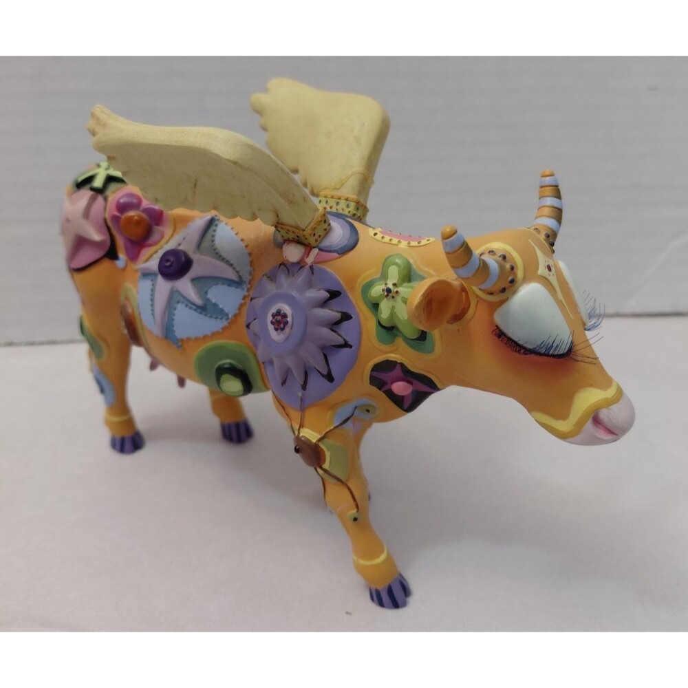 Vtg 2000 CowParade AngeliCow #9127 EUC No Box  Westland Giftware